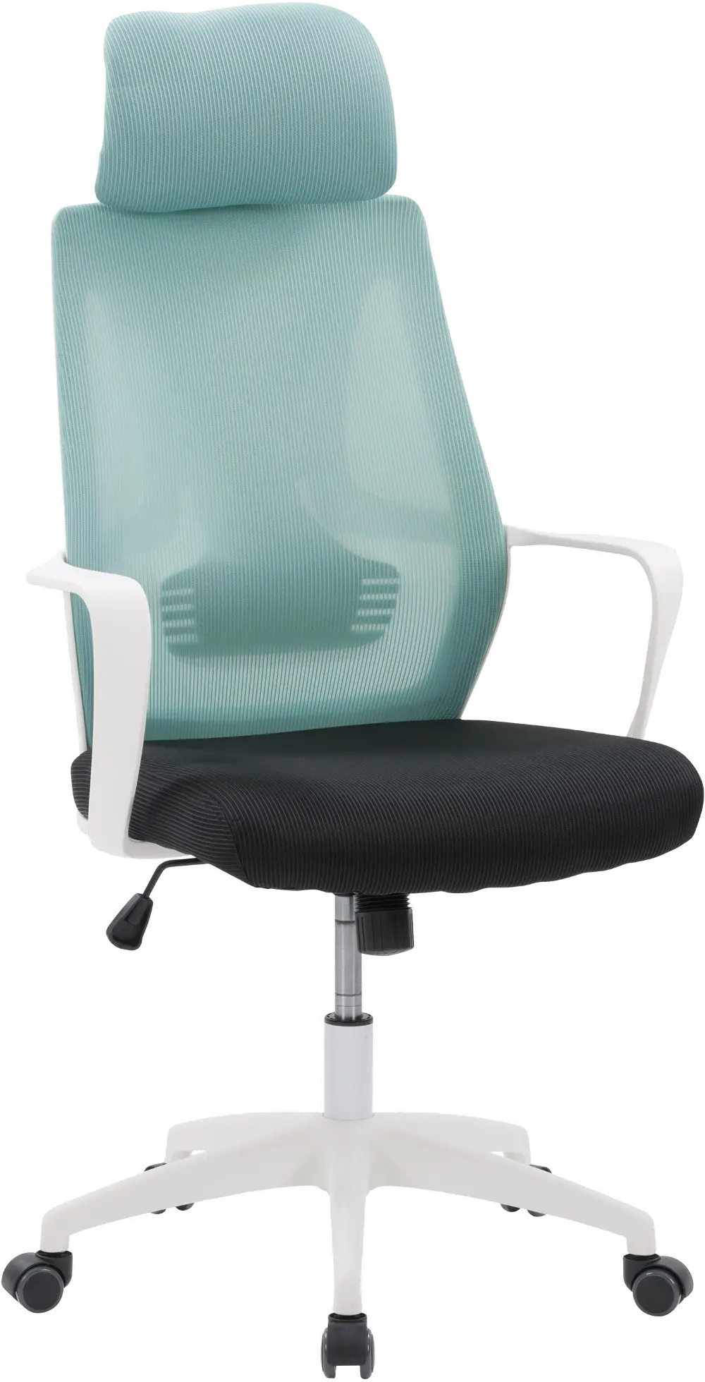 Workspace Teal and Black Mesh Office Chair-1