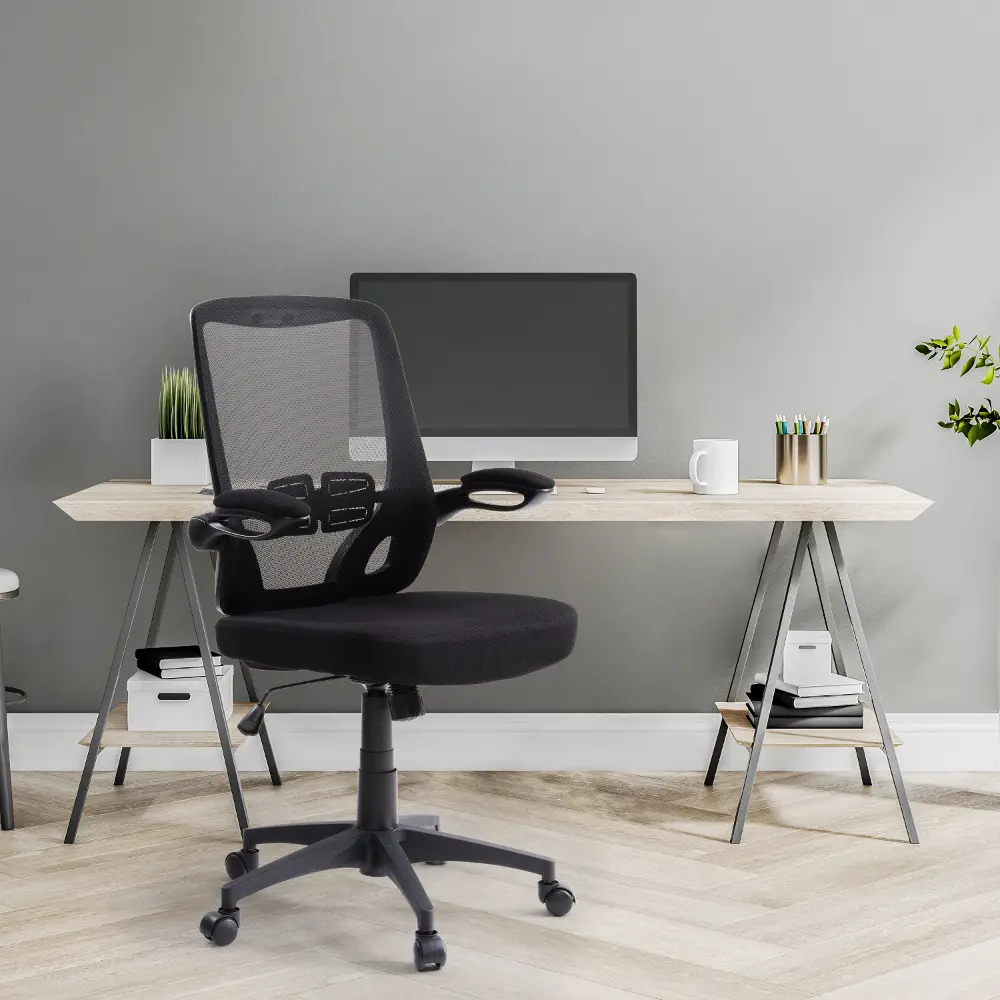Workspace Black Mesh Office Chair-1