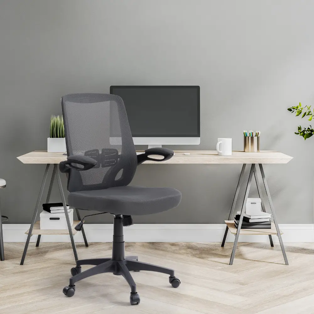 Workspace Gray Mesh Office Chair-1