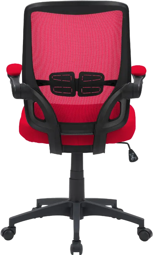 Red mesh best sale office chair