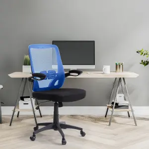 Small Office Chair In Blue Available On Sale At