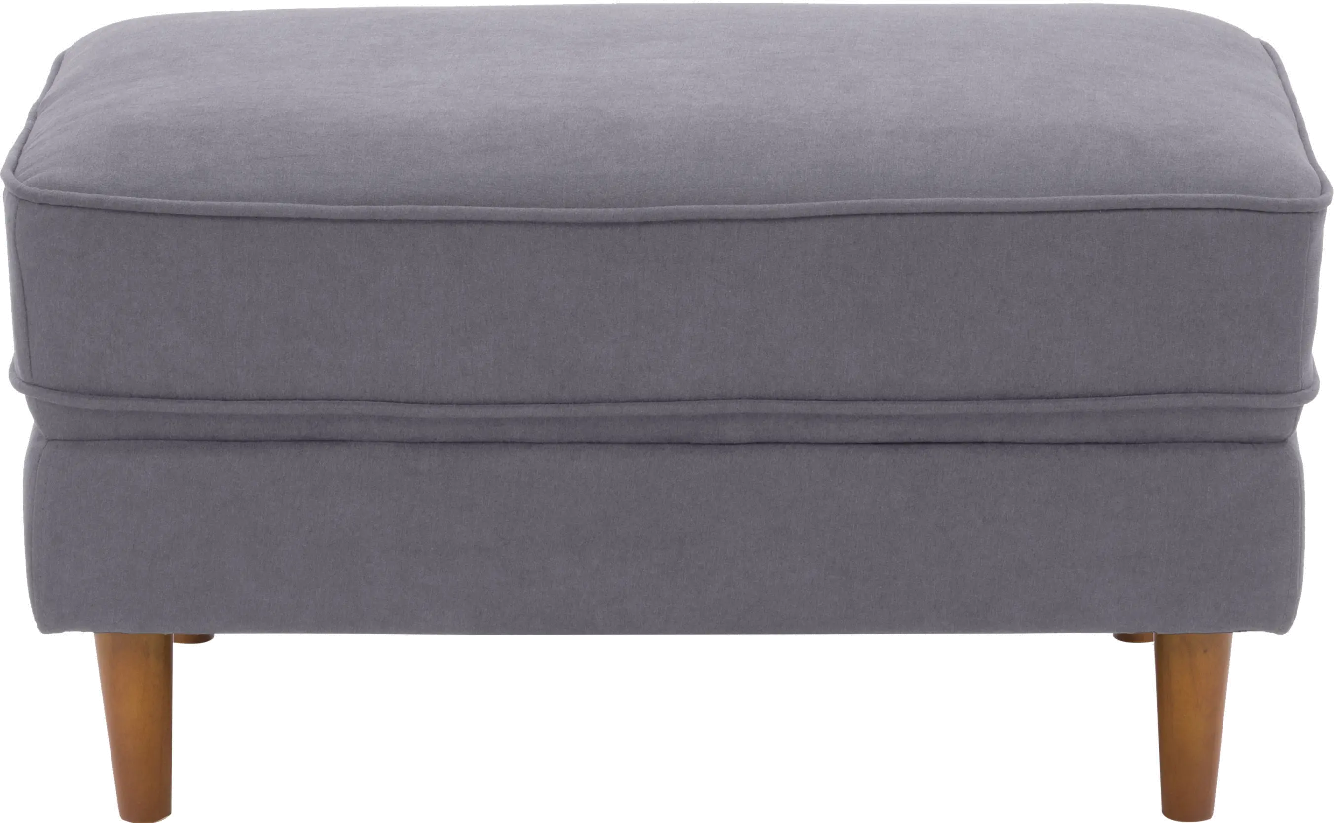LGA-401-O Mulberry Gray Upholstered Ottoman sku LGA-401-O