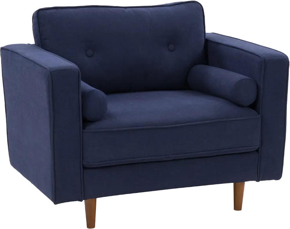 Mulberry Navy Upholstered Accent Chair-1