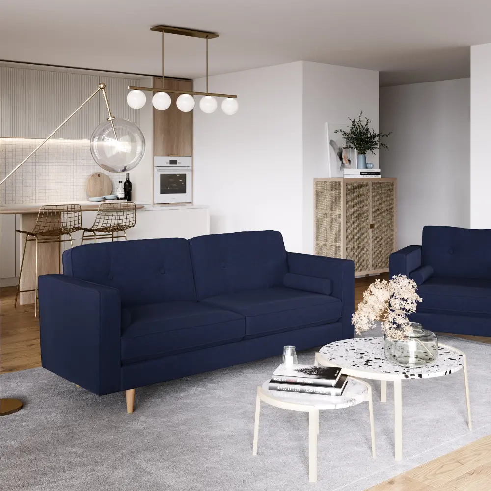 Mulberry Navy Blue Sofa-1