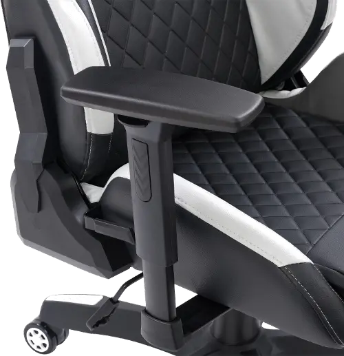 Nightshade Black and White Gaming Chair