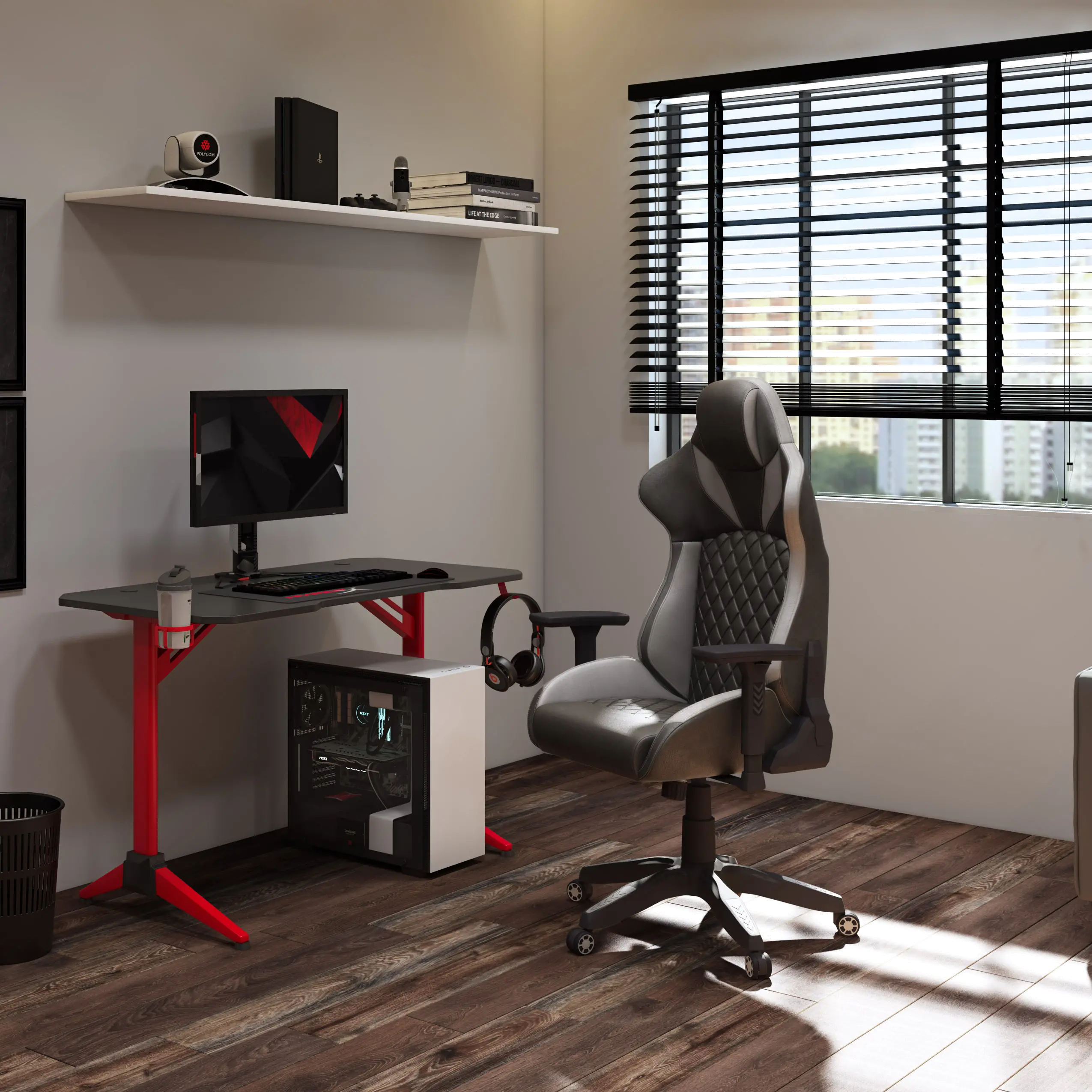 https://static.rcwilley.com/products/112760716/Nightshade-Black-and-Gray-Gaming-Chair-rcwilley-image1.webp