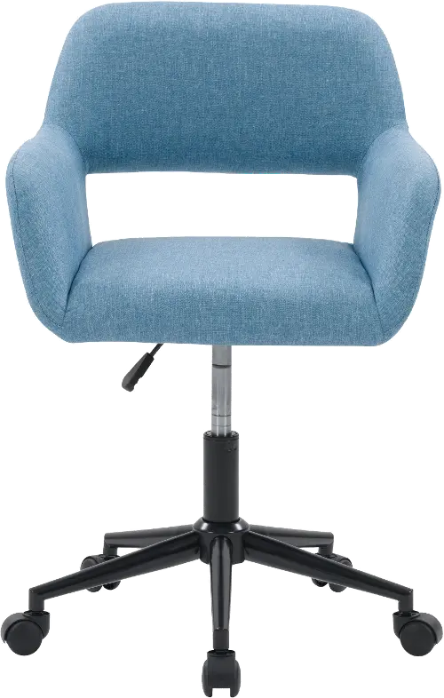 Baby blue best sale office chair