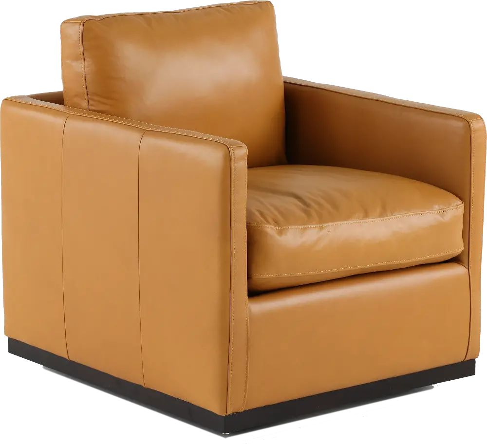 Merino Tan Leather Chair-1