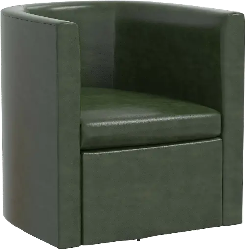 Dark green tub discount chair