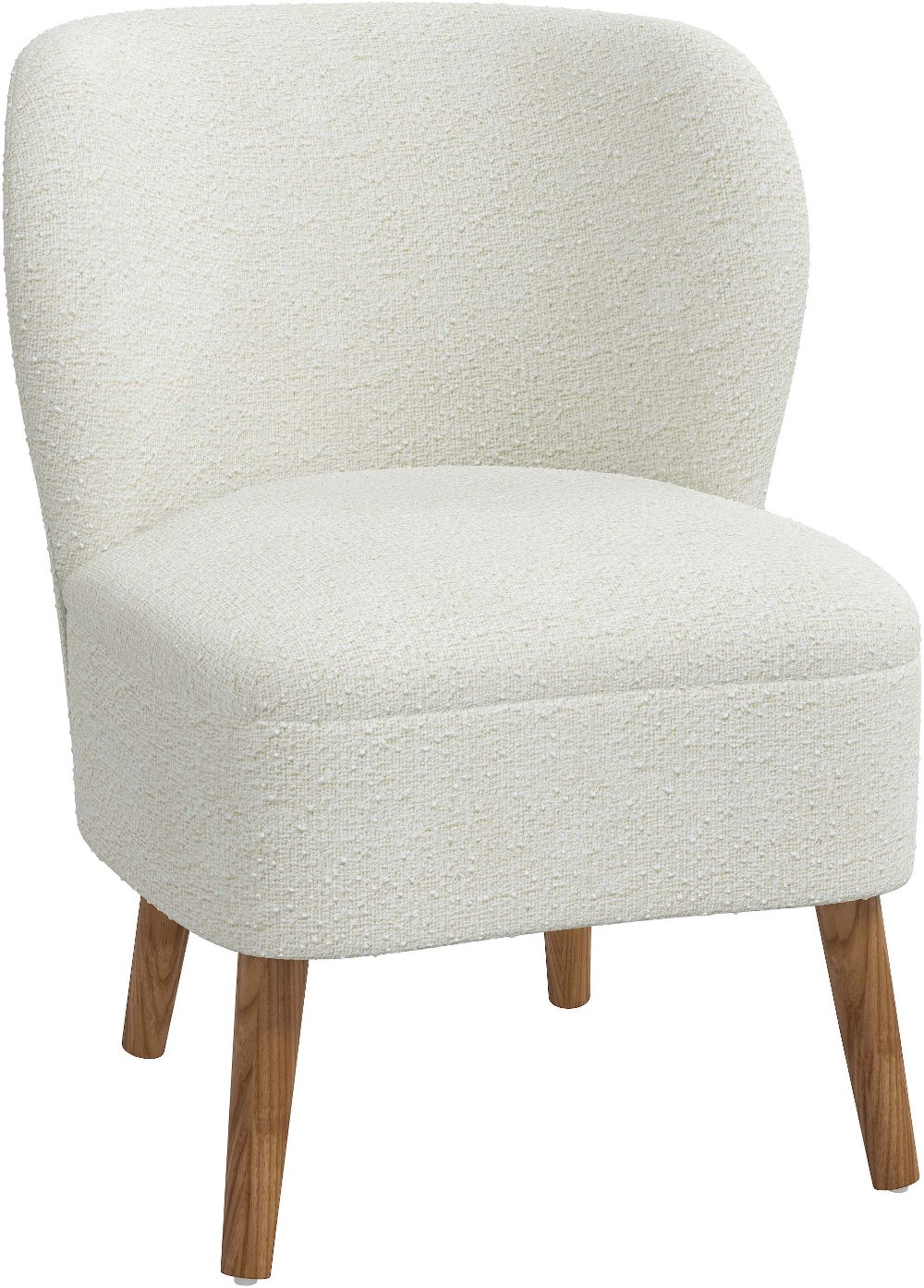 Chrissy Boucle Ivory Accent Chair - Skyline Furniture