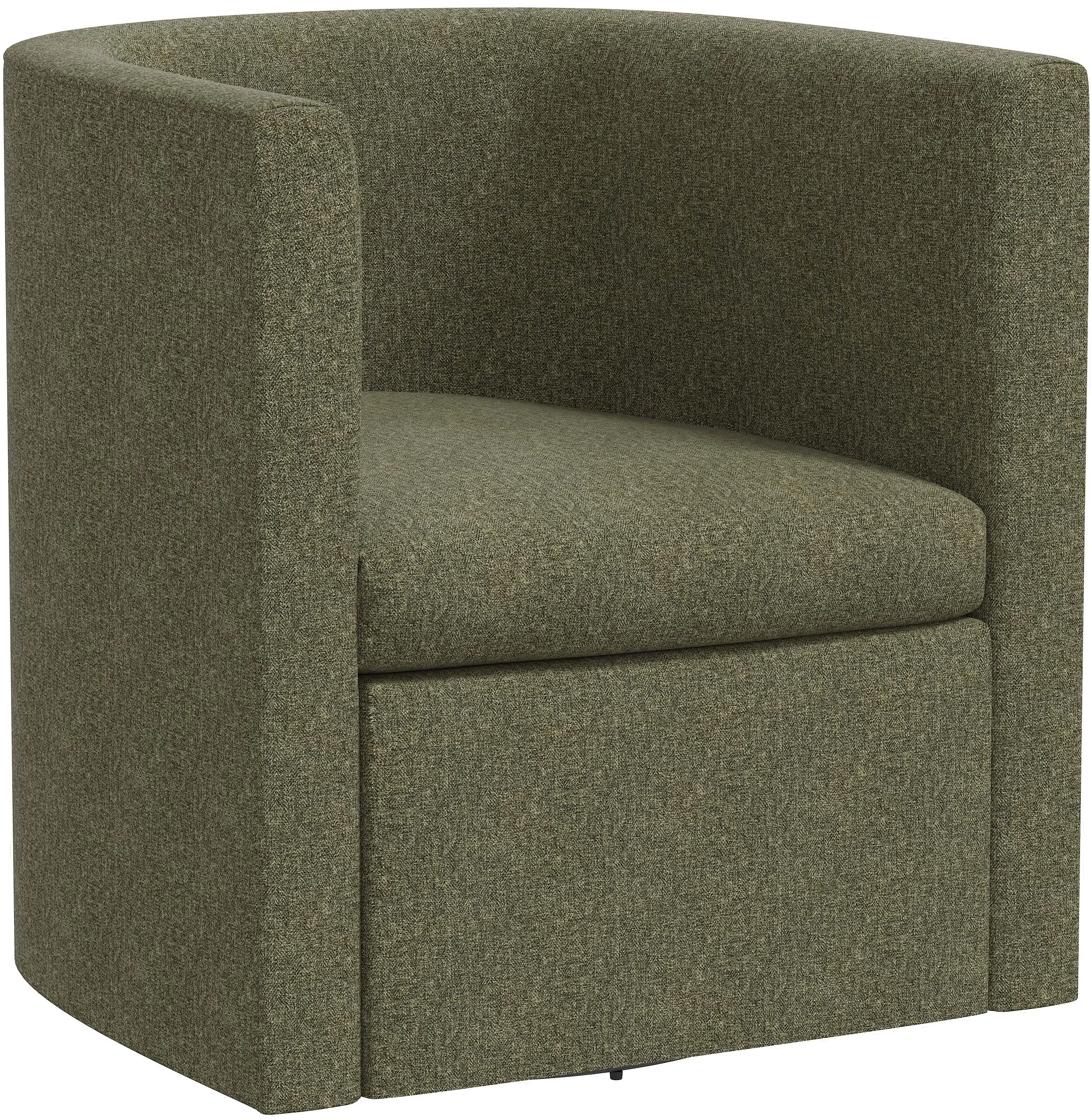 Sampson Army Green Swivel Accent Chair - Skyline Furniture