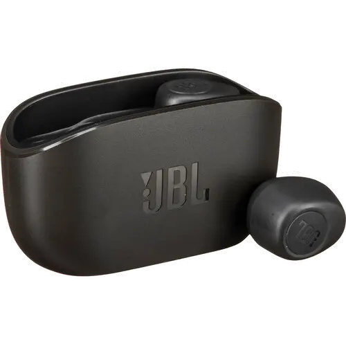 JBLV100TWSBLKAM JBL - Vibe 100 True Wireless Earbuds - Black-1