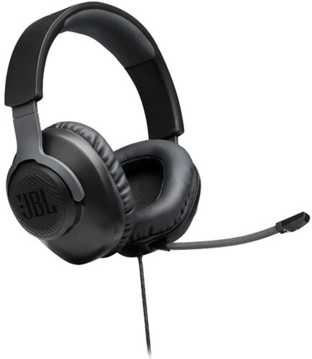 JBLFREEWFHBLKAM JBL Free WFH Wired Over-Ear Headset - Black-1