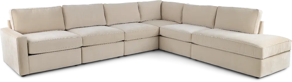 6PC/S1140/(RE)FORMATION/OPT1 (Re)Formation Beige 6 Piece Sectional-1