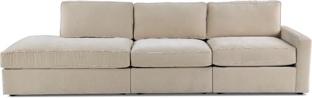 3PC/(RE)FORMN/S1140 (Re)Formation Sand Beige 3 Piece Sofa Sectional-1