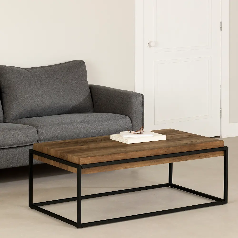 14093 Mezzy Brown Coffee Table - South Shore-1