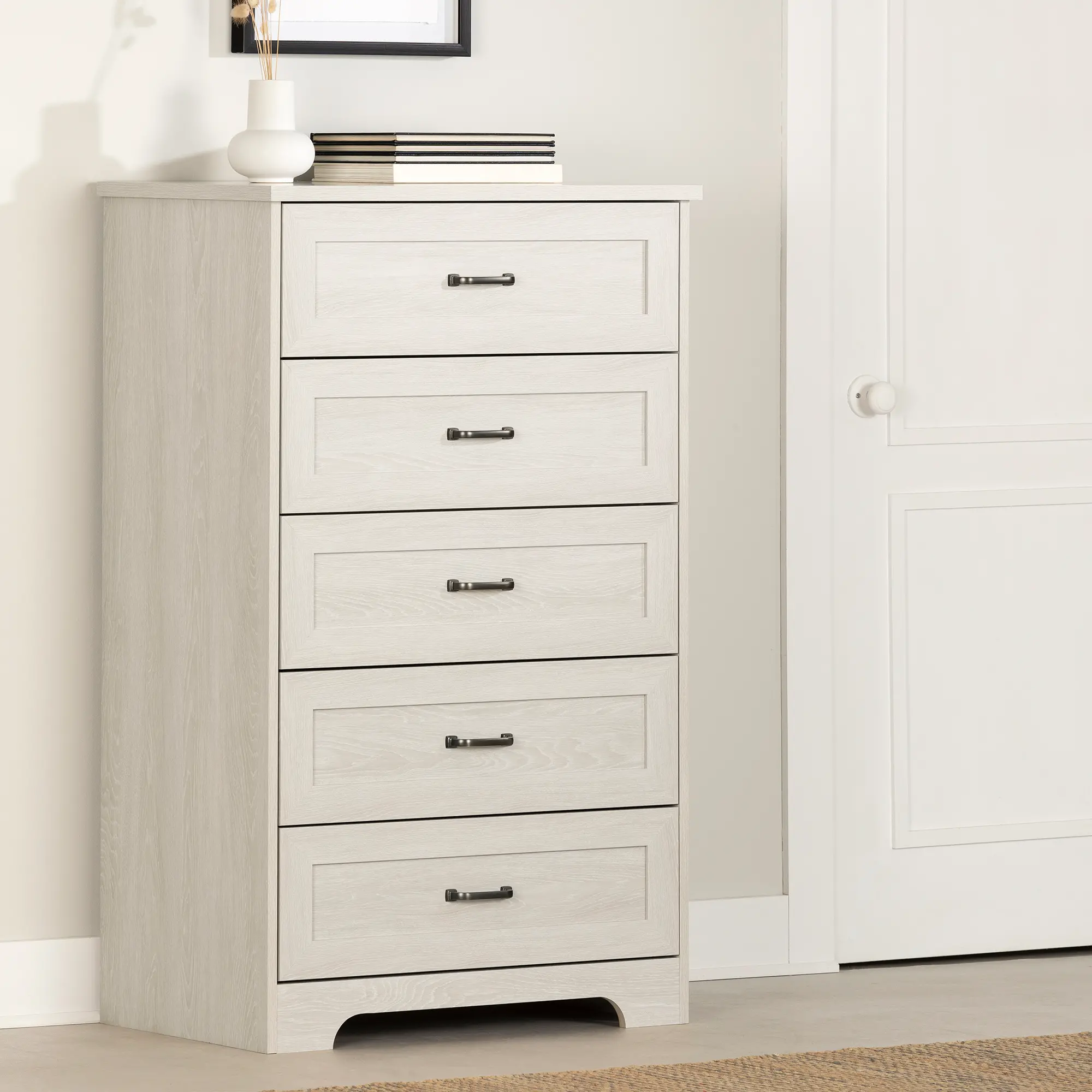 Prairie Ivory 5-Drawer Chest - South Shore