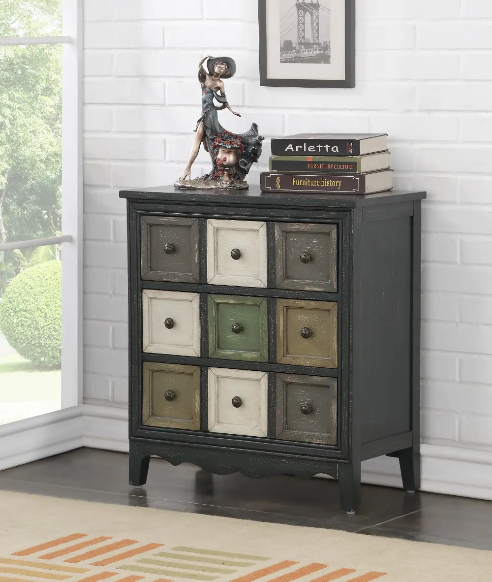 22616 Three Drawer Accent Chest with Power-1