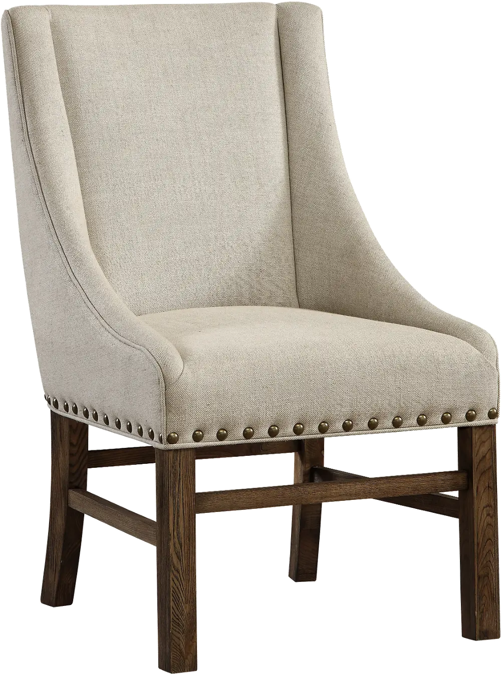 48225 Ivory Upholstered Accent Dining Chair-1