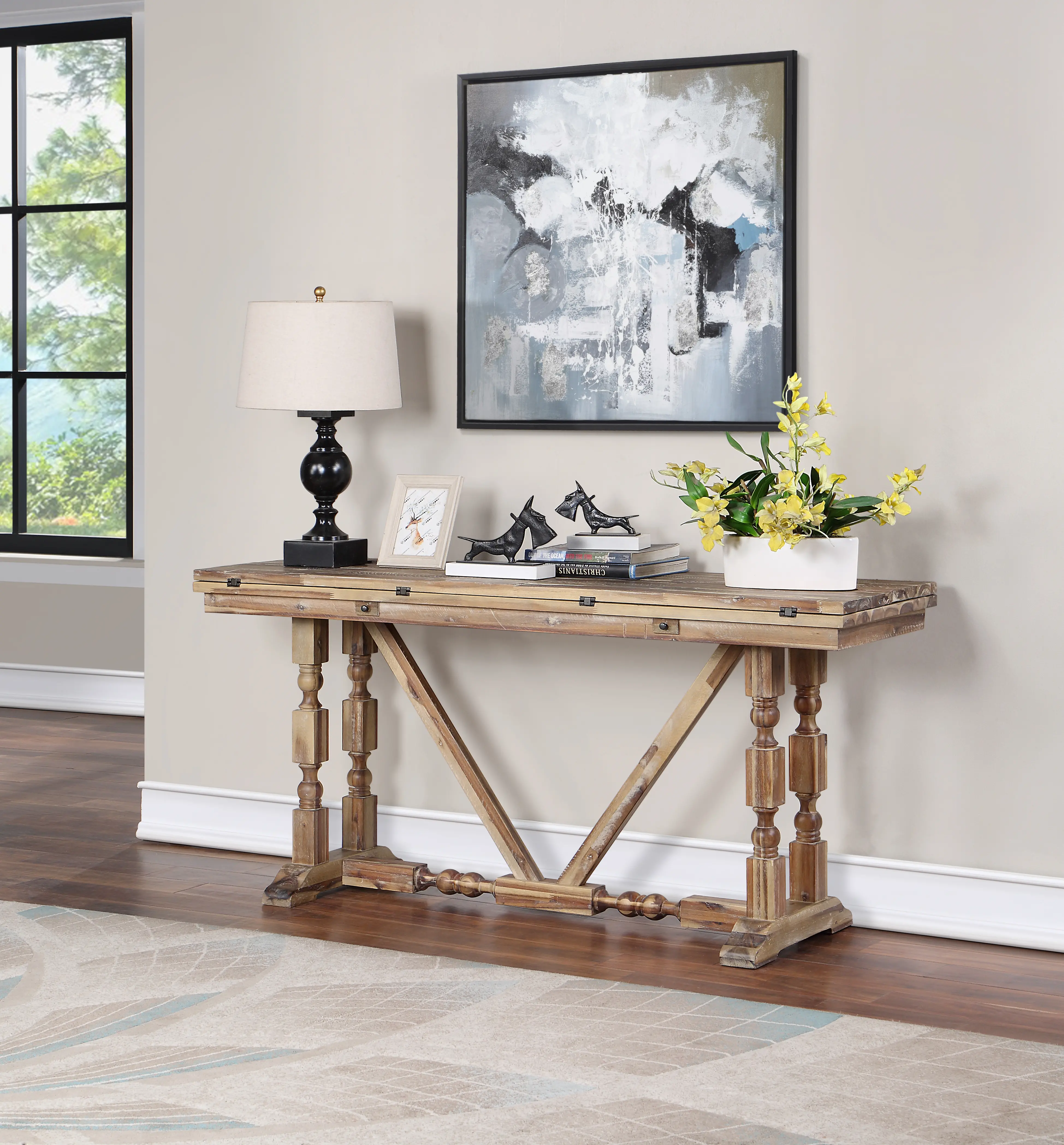 66119 Vail Fold Out Console Table sku 66119