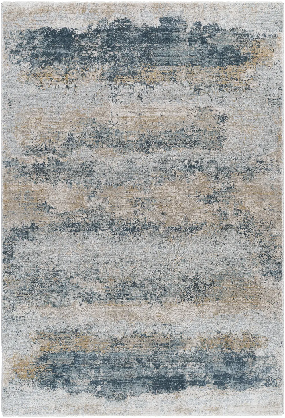 Brunswick 5 x 8 Pale Blue and Gray Area Rug-1