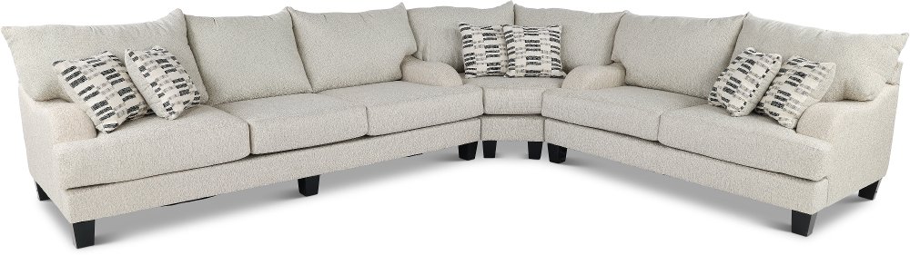 Laguna Off-White 3 Piece Sectional