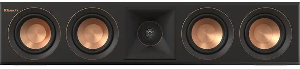 RP-404CII/EBONY Klipsch - Reference Premiere Series Quad 4  500-Watt Passive 2-Way Center-Channel Speaker - Ebony-1
