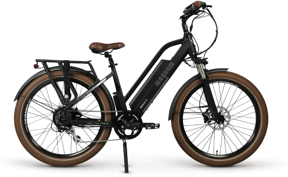 TOURING/METRO-X_B/S Magnum Metro X Mid Step Black and Silver Electric Bike-1