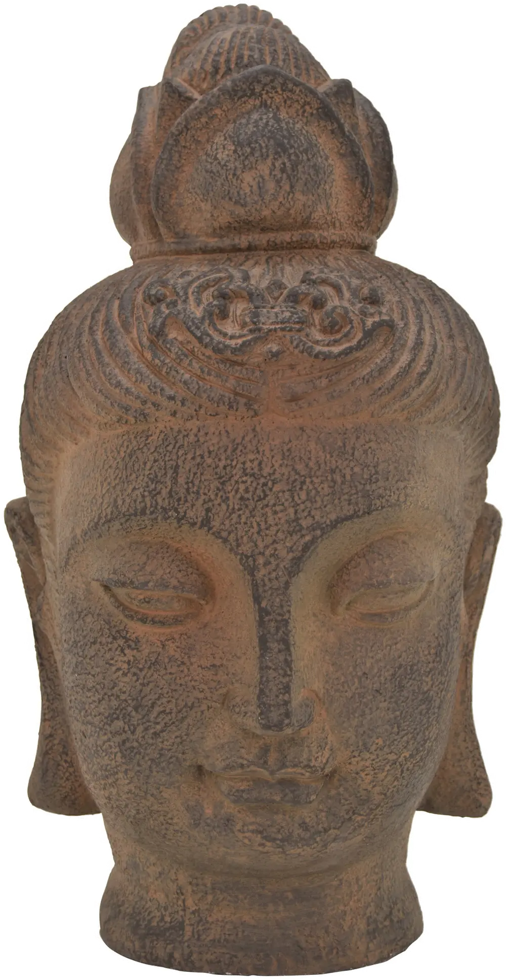 20.25 Inch Clay Rustic Buddha-1