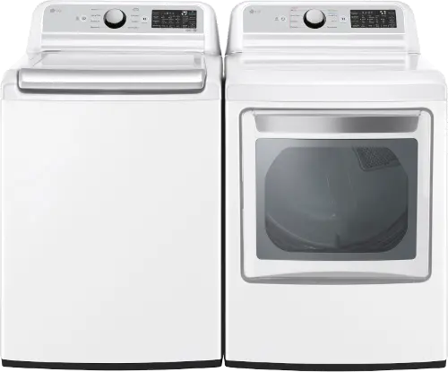 Top load washer and on sale electric dryer set