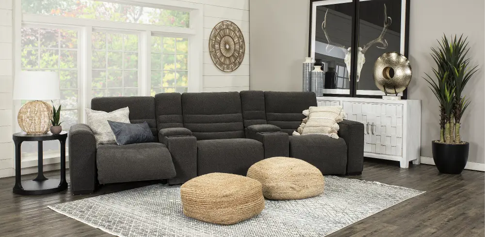 Midway Charcoal Power Reclining Sofa-1