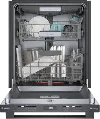 Bosch 800 series fashion dishwasher black stainless