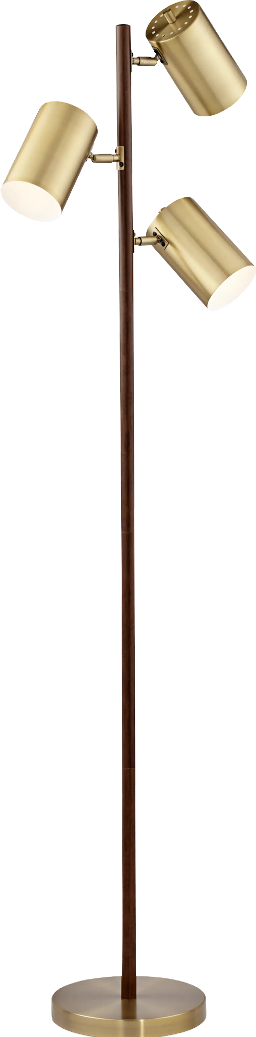 Donatello Walnut Floor Lamp-1