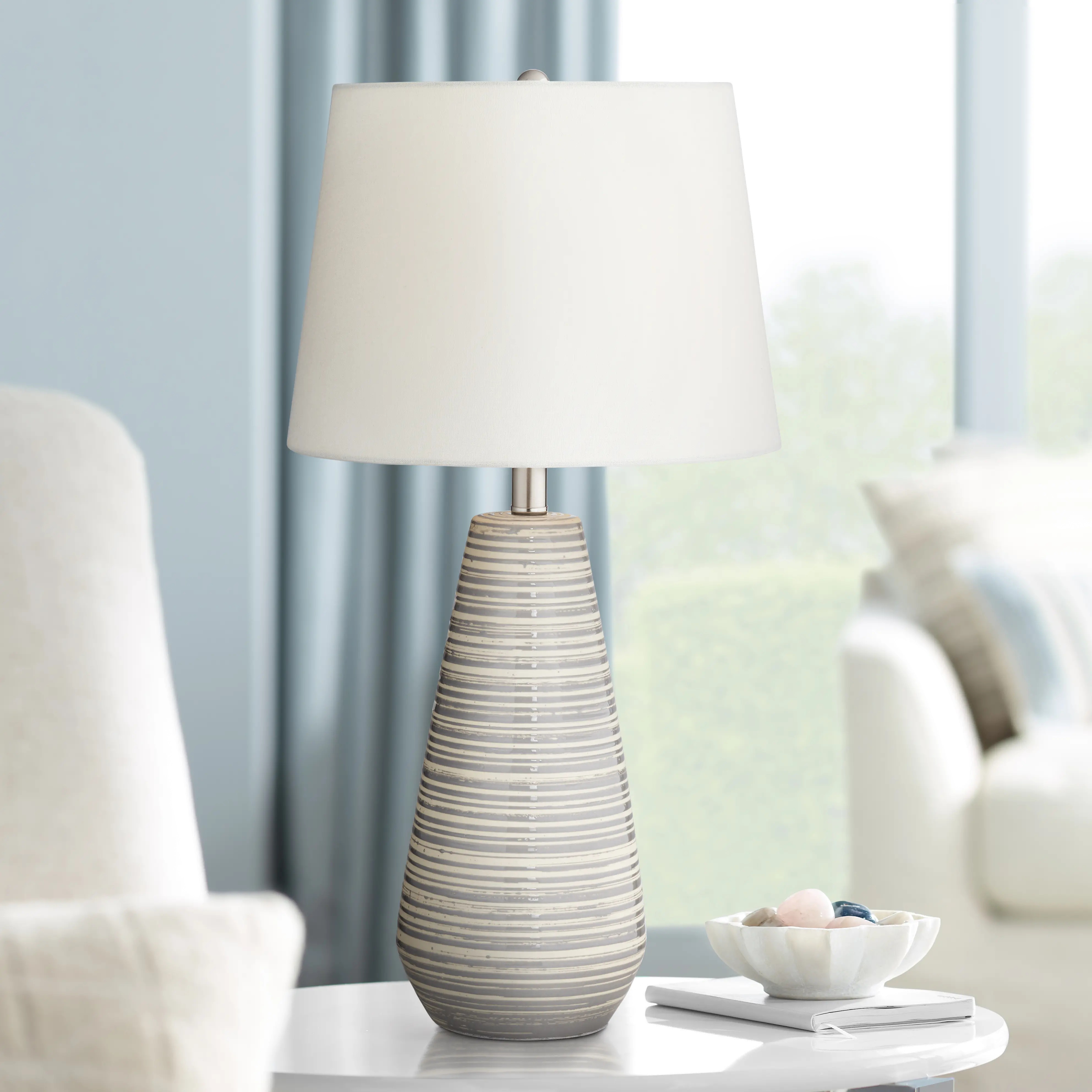 Sully Gray Table Lamp
