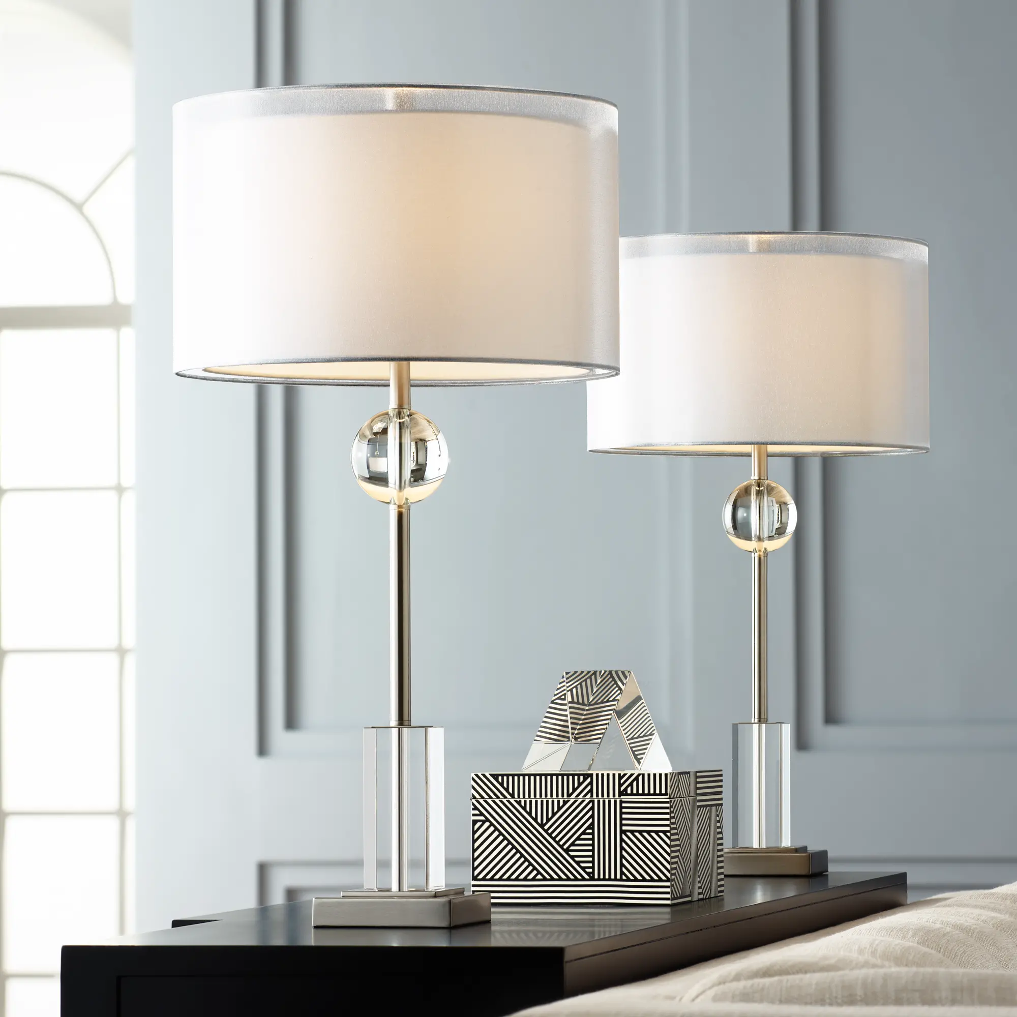 Vincent Elegant Table Lamps, Set of 2