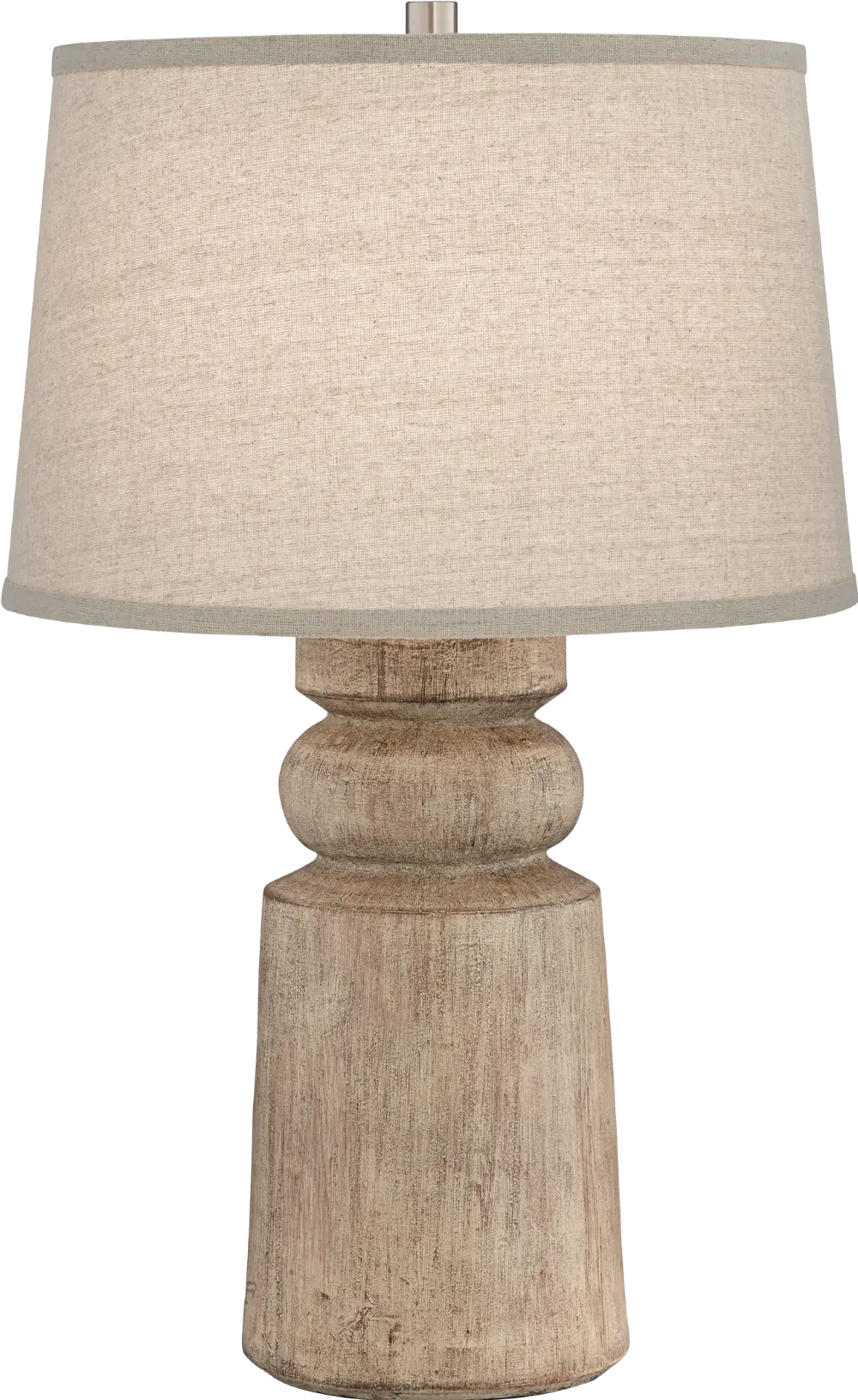 Totem Natural Wood Table Lamp-1