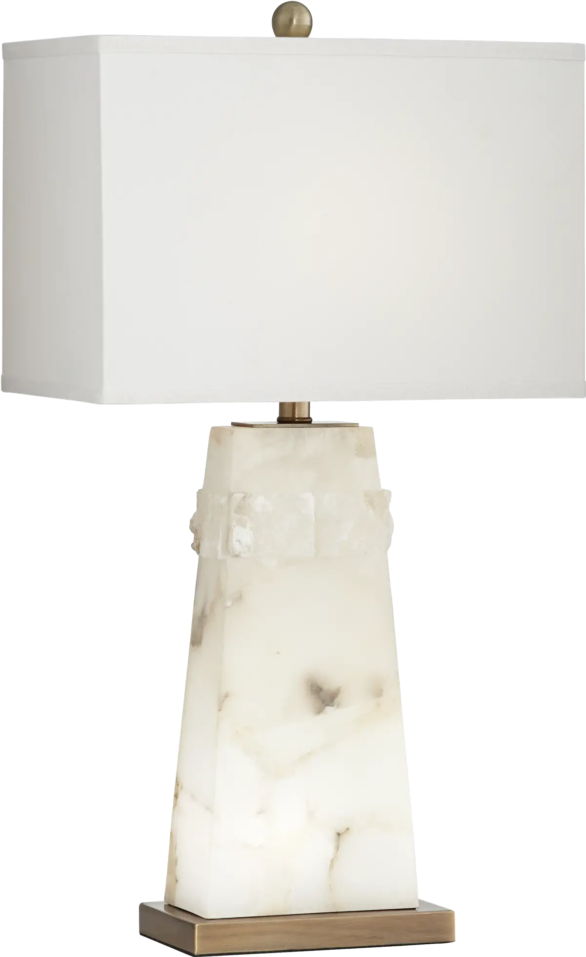 Beaumont White Marble Table Lamp