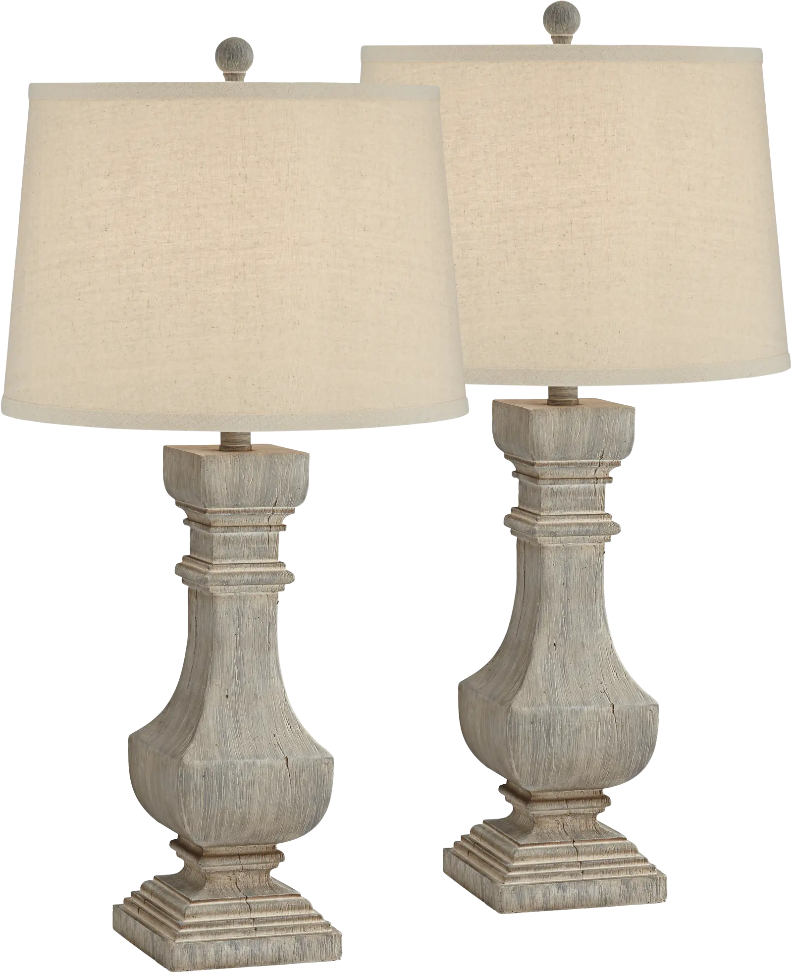 Wilmington Gray Table Lamps, Set of 2