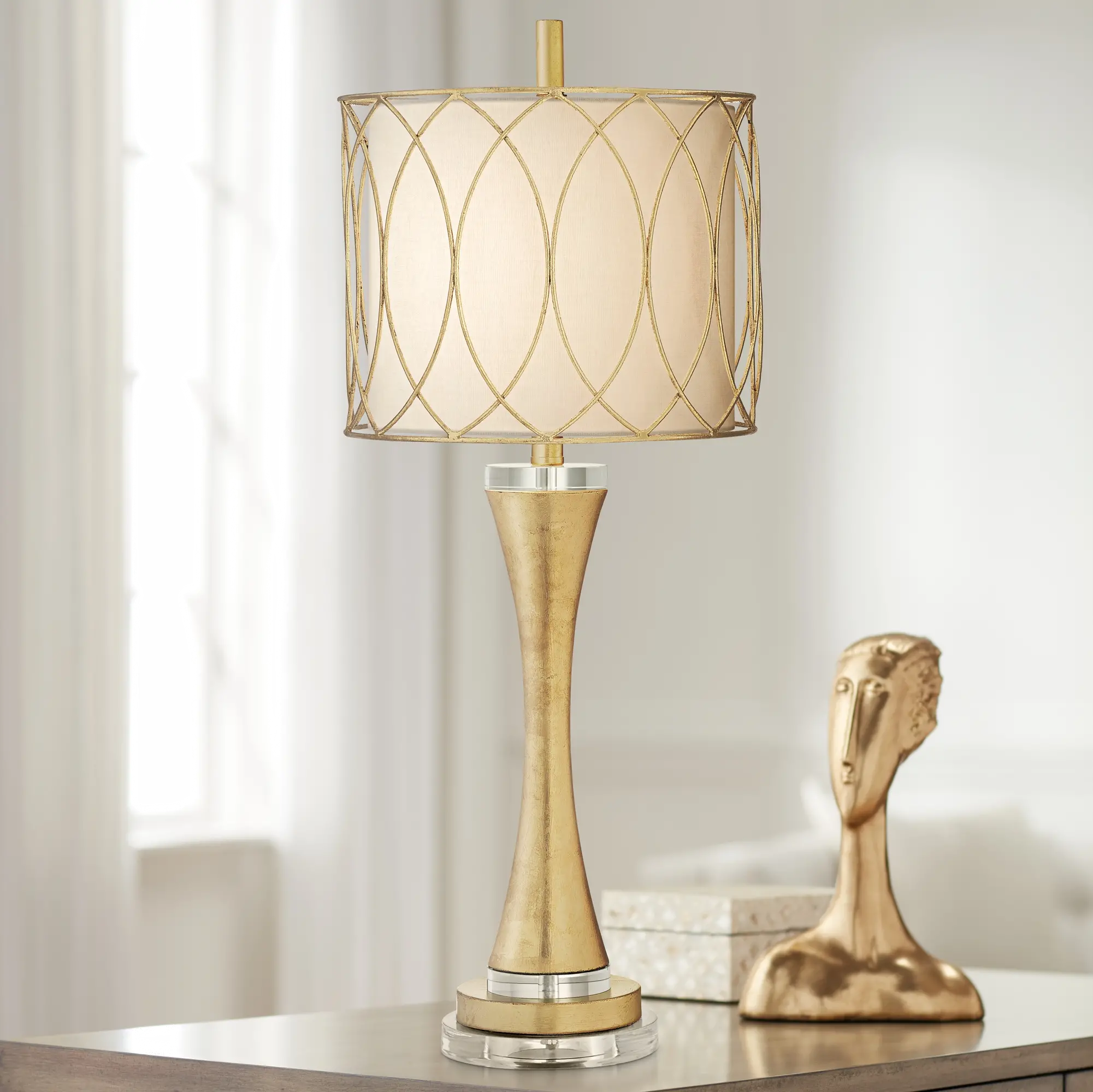Trevizo Gold Table Lamp