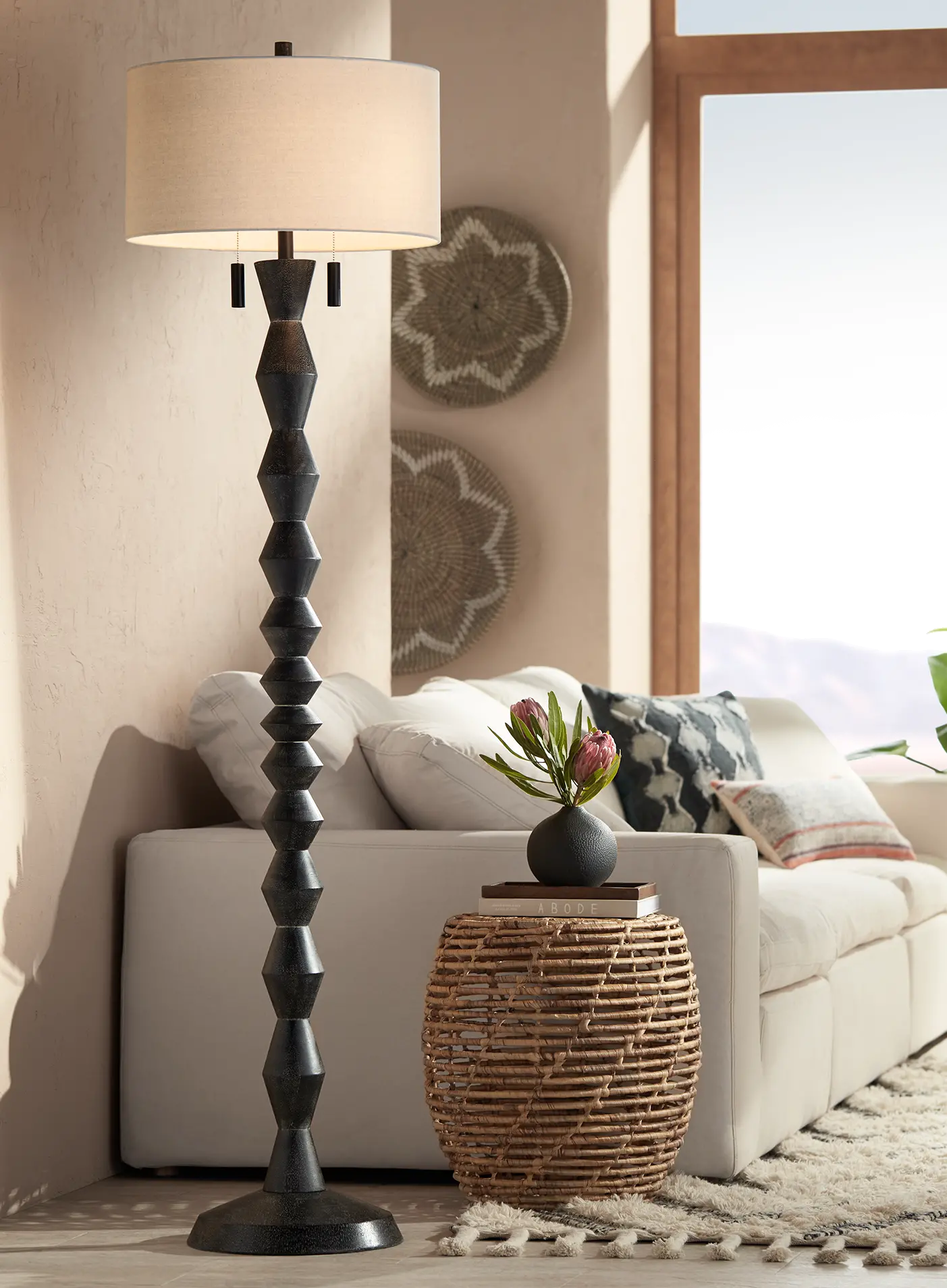 Norden Black Floor Lamp