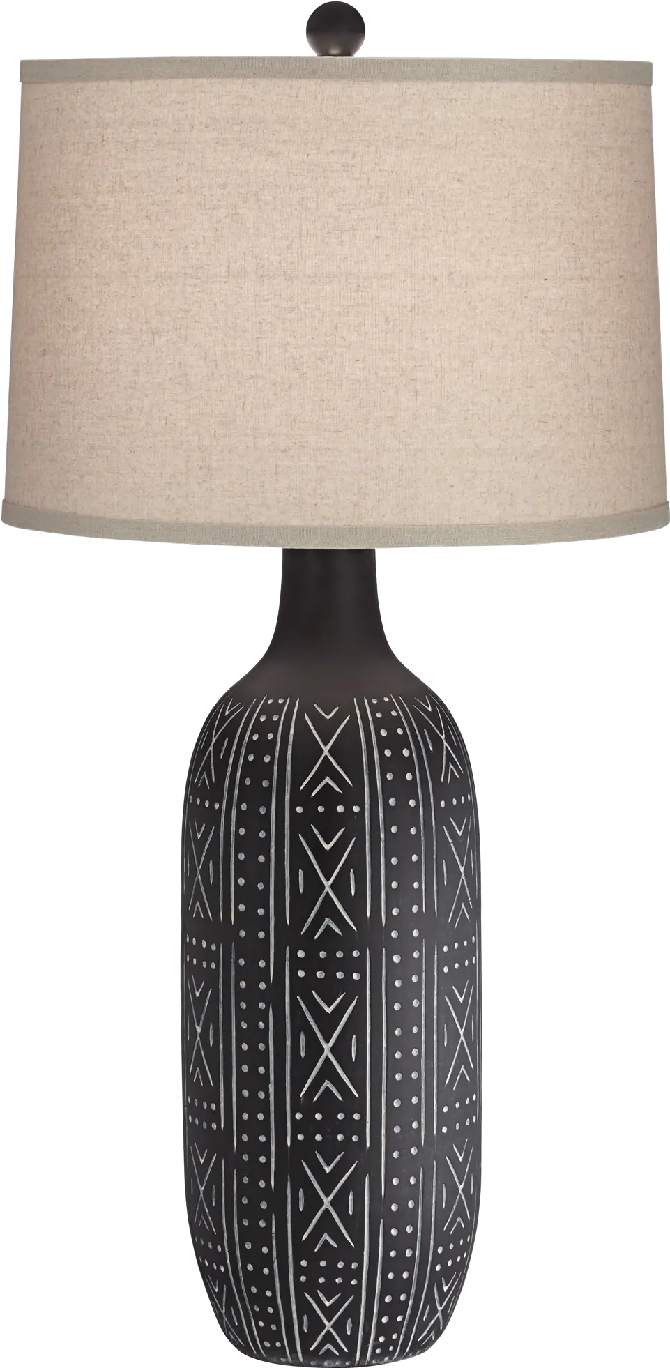 Blackwater Charcoal Table Lamp