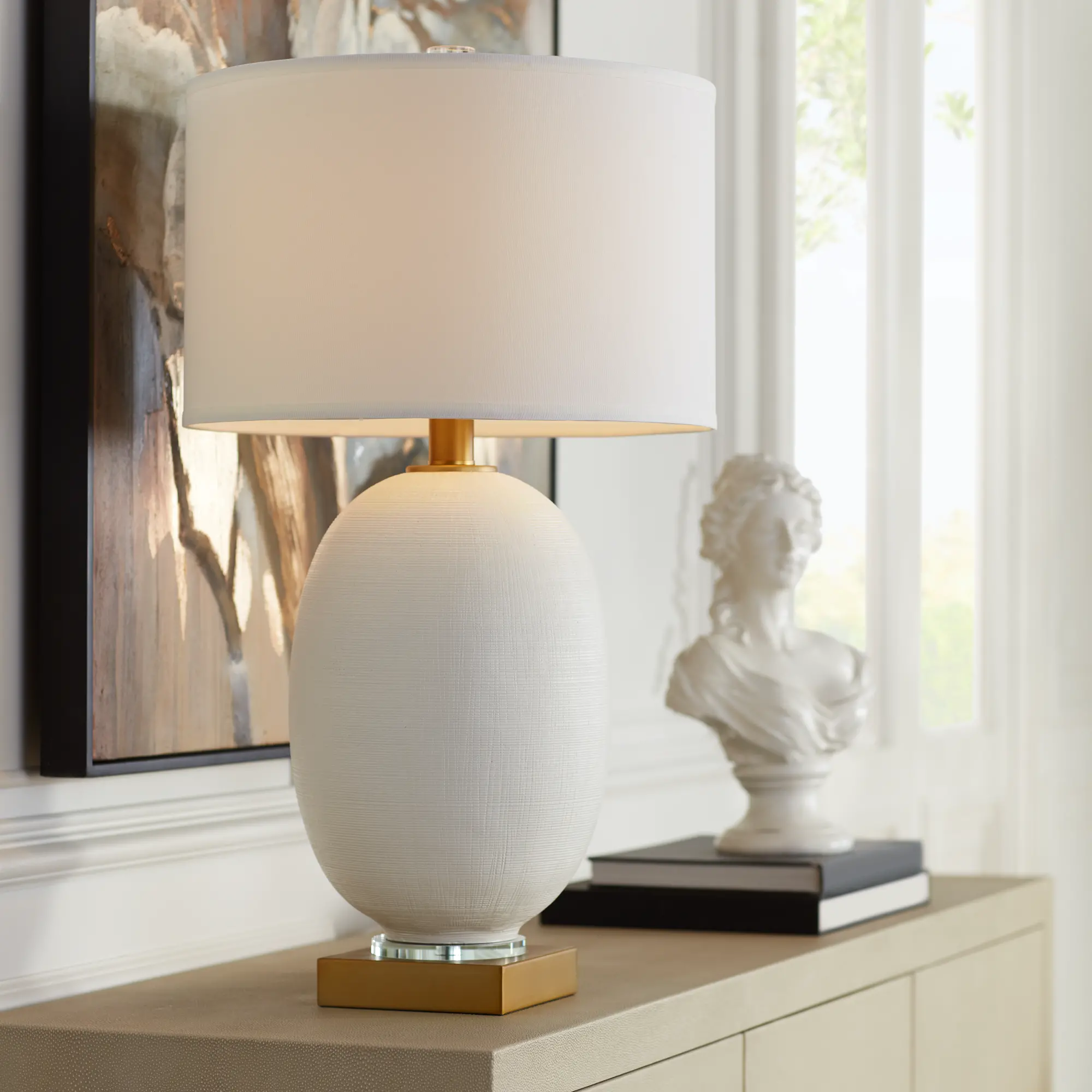 Hilo White Table Lamp