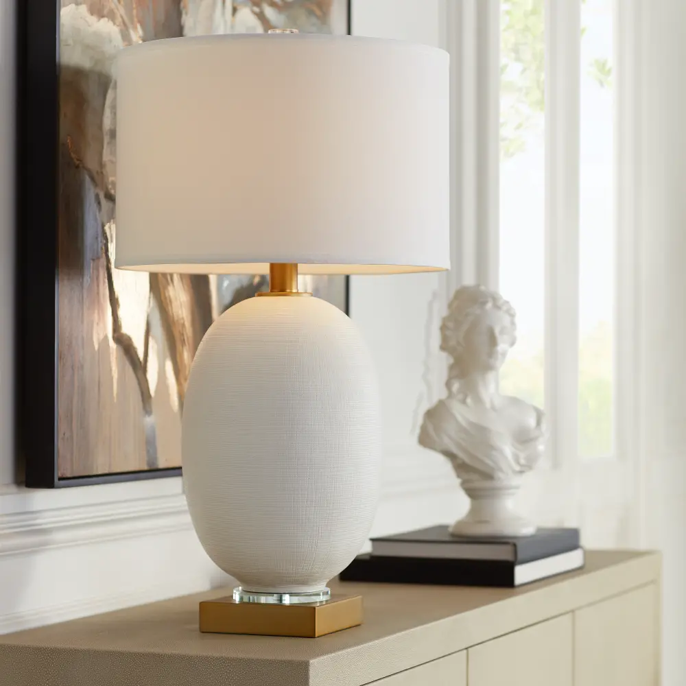 Hilo White Table Lamp-1