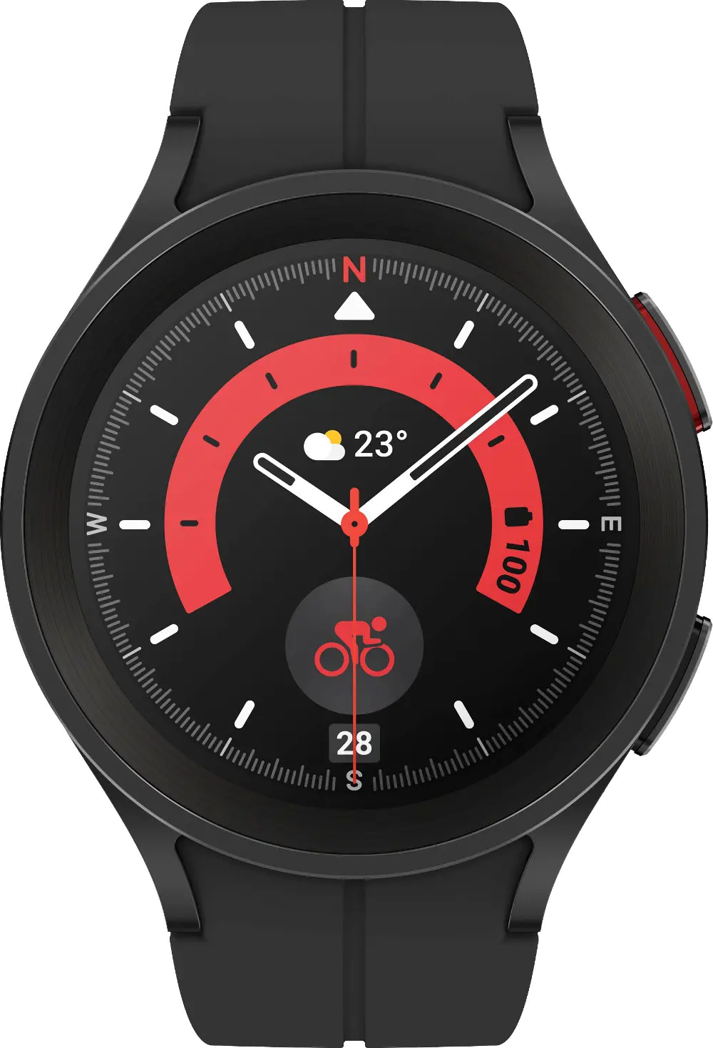 SM-R920NZKAXAA Samsung Galaxy Watch5 Pro Titanium Smartwatch - Black-1