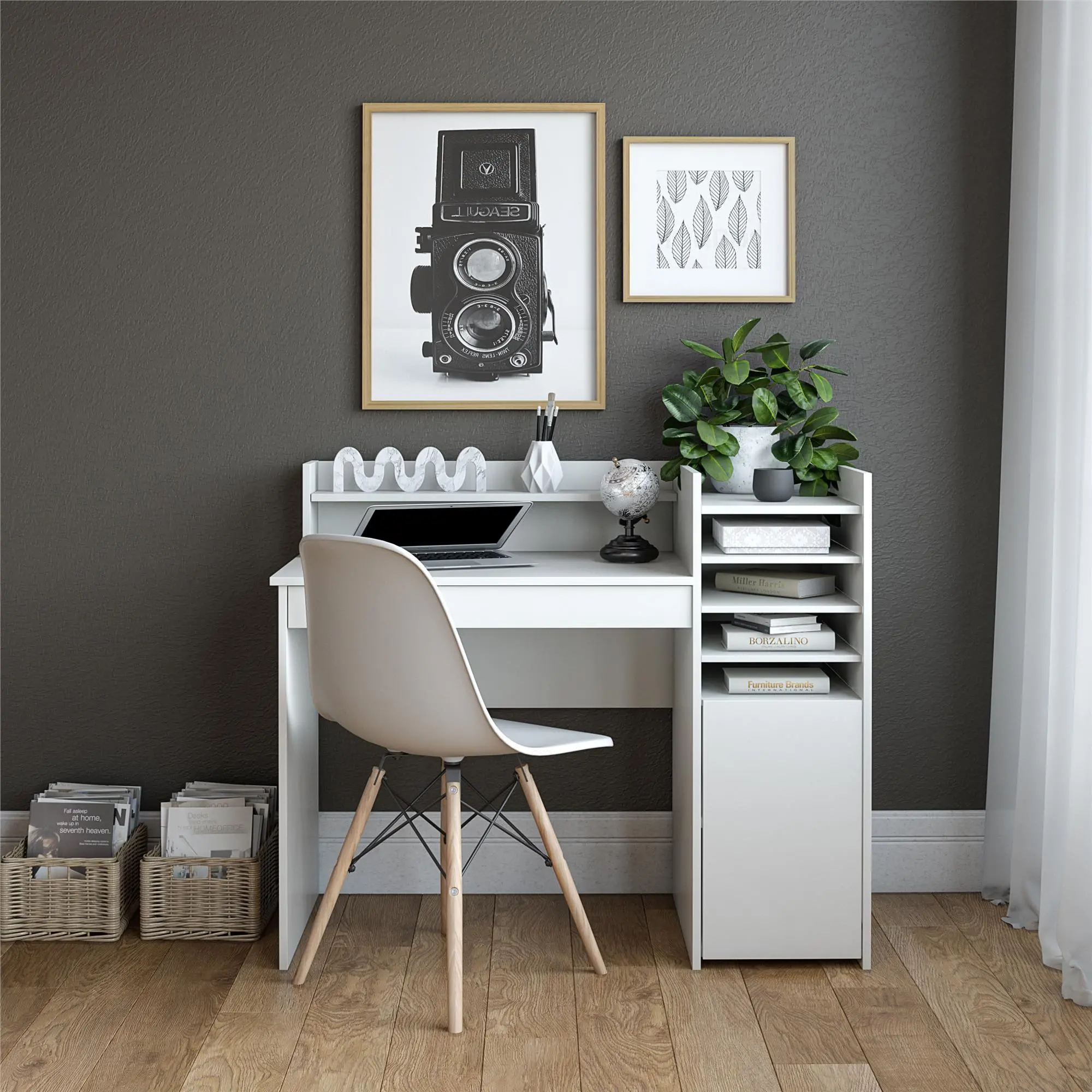 Arleta White Craft Desk