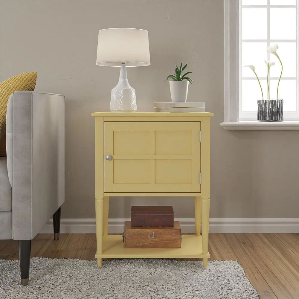 Fairmont Yellow Accent Table-1