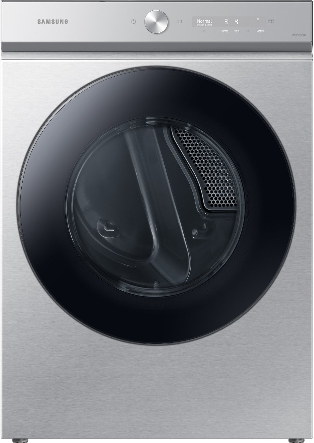Samsung Bespoke 7.6 cu ft Electric Dryer with Smart Dial - Silver Steel 53BB8700