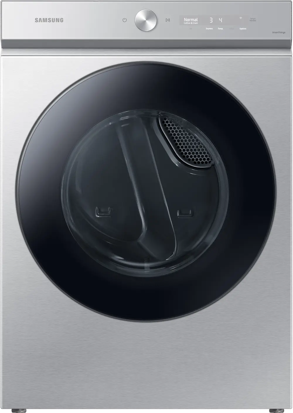 DVG53BB8700T Samsung Bespoke 7.6 cu ft Gas Dryer with Smart Dial - Silver Steel 53BB8700-1