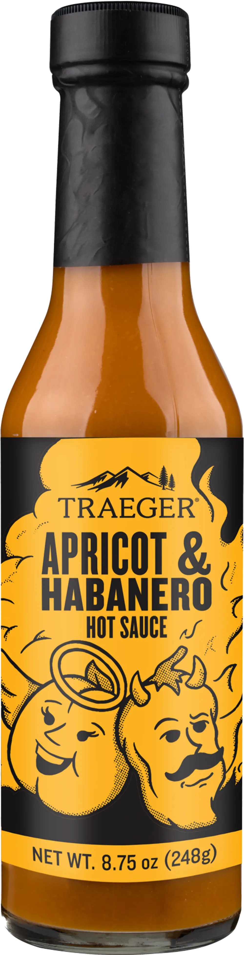 HOT003,APRICOT-HBNRO Traeger Apricot & Habanero Hot Sauce-1