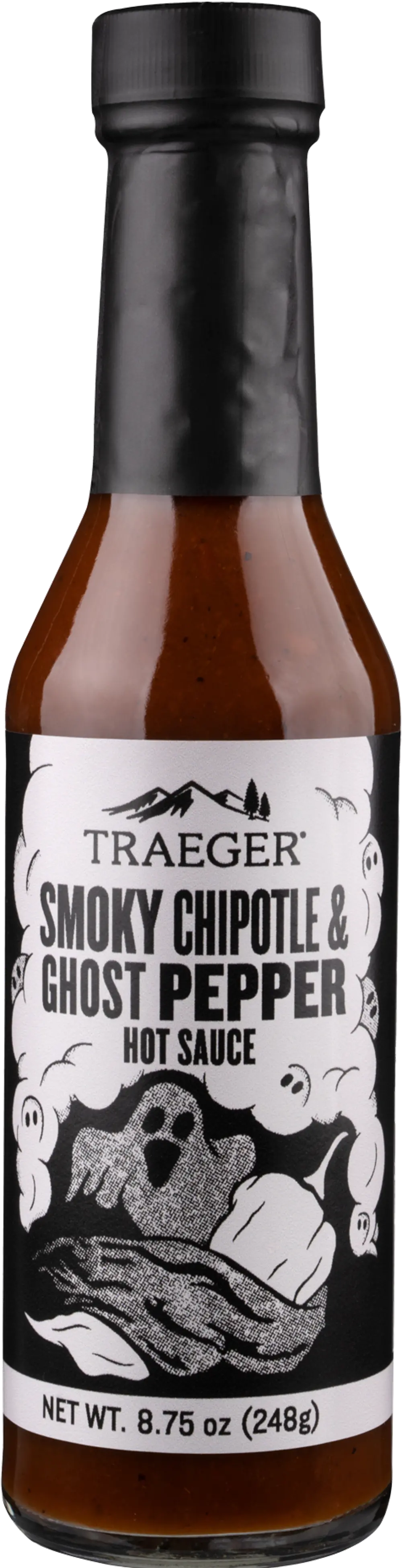 HOT002,CHIP_GHST_SAU Traeger Smoky Chipotle & Ghost Pepper Hot Sauce-1